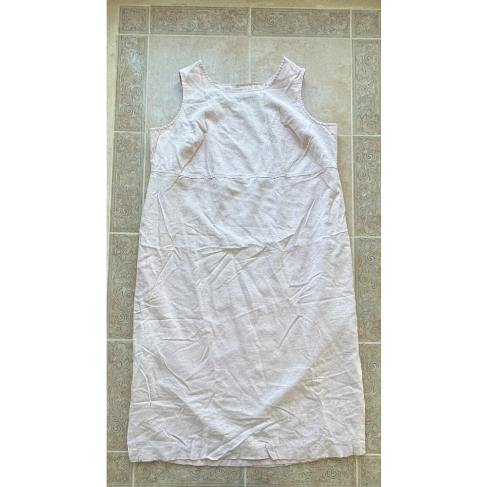 Positive Attitude Linen blend‎ dress lined size 22 Petite Plus
